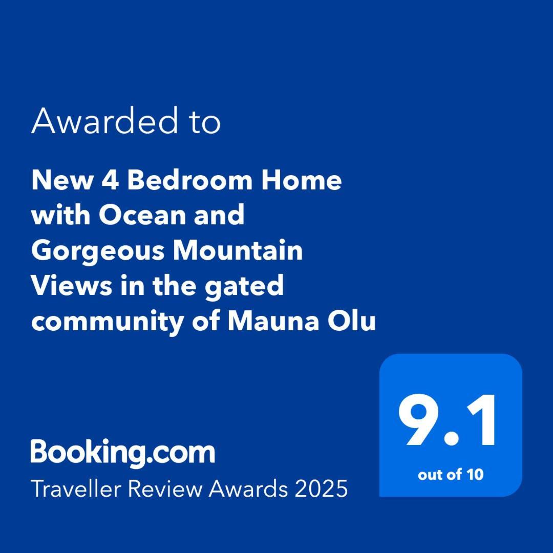 New 4 Bedroom Home With Ocean And Gorgeous Mountain Views In The Gated Community Of Mauna Olu Waianae Exterior photo